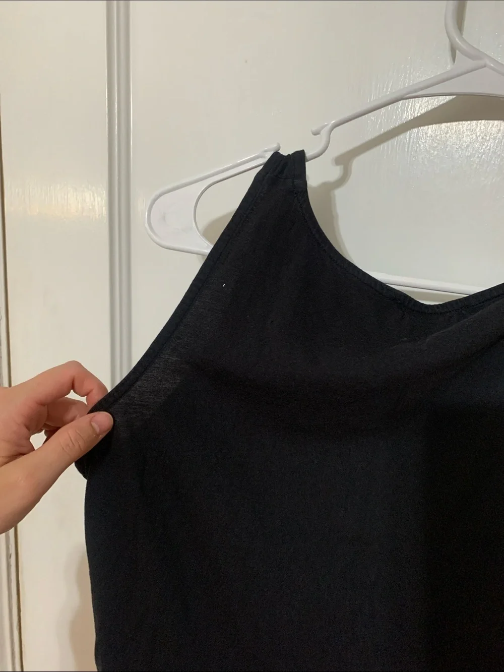 Michael Kors Black Sleeveless Peplum Tank